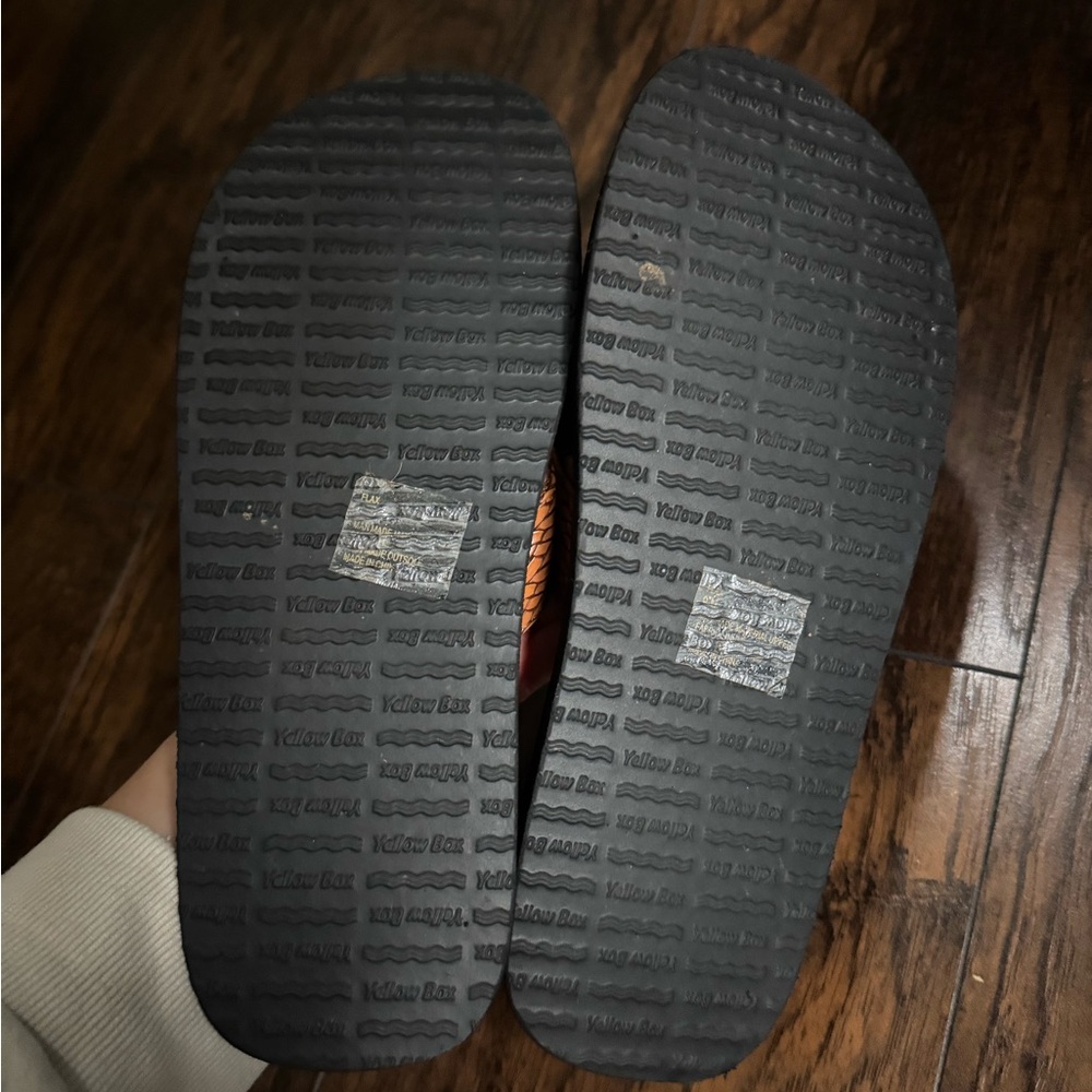 Yellow Box Flip Flops - Picture 2 of 4